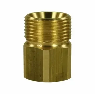 Переходник M22x1,5внеш - 1/4внут, 400 bar, латунь