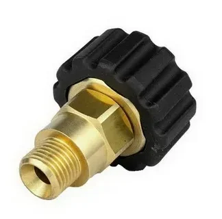 Переходник M22x1,5гайка - 3/8внеш, 400 bar, латунь
