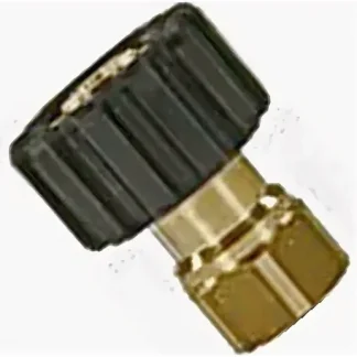 Переходник M22x1,5гайка - 3/8внут (удлиненный), 400 bar, латунь