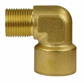 Переходник (угловой) 3/8внут - 3/8внеш, 350 bar, латунь